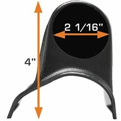 Cheap ✔️ GlowShift Universal Black Single Pillar Gauge Pod - Fits Any Make/Model - ABS Plastic - Mounts (1) 2-1/16" (52mm) Gauge To Vehicle's A-Pillar ???? -Car Seat Covers shop 41fymO9miDL