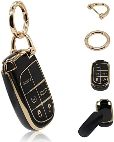 Discount ???? For Jeep Key Fob Cover, Soft Full Protection Key Case Shell Compatible With Jeep Smart Key 3 4 5 Buttons Protector (White) ???? 8 Discount ???? For Jeep Key Fob Cover, Soft Full Protection Key Case Shell Compatible With Jeep Smart Key 3 4 5 Buttons Protector (White) ???? - Image 6
