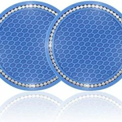 Promo ???? Car Cup Holder Coaster, 2 Pack Universal Auto Anti Slip Cup Holder Insert Coaster, Bling Crystal Rhinestone Car Interior Accessories-Black ???? -Car Seat Covers shop 41gwfQLCRyL. AC