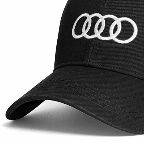 New ???? Audi Collection 3131701000 Rings Cap, Black ❤️ 4 New ???? Audi Collection 3131701000 Rings Cap, Black ❤️ - Image 2