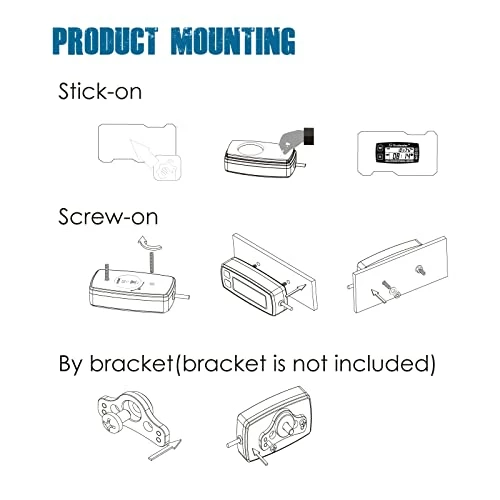 New ???? Digital Tach Hour Meter,Engine Temperature Gauge,Alert RPM & Temp,Backlights Display For Lawn Tractor Compressor Generator Snowmobile Marine Jet Ski Pit Bik ???? 5 New ???? Digital Tach Hour Meter,Engine Temperature Gauge,Alert RPM & Temp,Backlights Display For Lawn Tractor Compressor Generator Snowmobile Marine Jet Ski Pit Bik ???? - Image 3
