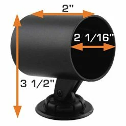 Deals ???? GlowShift Universal Black Single Gauge Swivel Dashboard Pod - Fits Any Make/Model - Swivels 360 Degrees - ABS Plastic - Mounts (1) 2-1/16" (52mm) Gauge To Vehicle's Dash ???? -Car Seat Covers shop 41iOW2PltwL