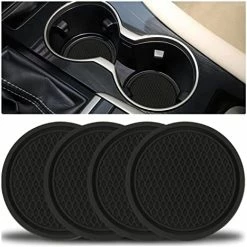 Top 10 ???? Car Cup Coaster, 4PCS Universal Non-Slip Cup Holders Embedded In Ornaments Coaster, Car Interior Accessories, Black ???? -Car Seat Covers shop 41iXyUK3TlL. AC