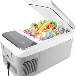 Buy ???? 12 Volt Refrigerator 55 Quarts Car Refrigerator (-4℉~50℉), Portable Car Freezer Fridge With 12/24V DC 100/240V AC Adapter For Camping Travel And Truck RV SUV Van Boat Home Use Black-grey ???? -Car Seat Covers shop 41inEWntTuL. AC