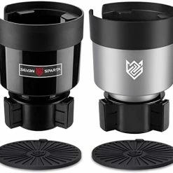 New ⌛ 2 Pack Car Cup Holder Expander Organizer Adjustable Base, Compatible With Yeti 20/26/30 Oz, Compatible With Hydro Flasks 32/40oz, Other Bottles In 3.4"-3.8" (Black) ???? -Car Seat Covers shop 41jVrTF78gL. AC