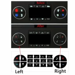 Coupon ???? AC Panel Decals Radio Button Repair Decal Set Fix Ruined Faded AC Controls AC Dash Button Sticker Repair Kit For GM Buick Enclave Chevrolet Avalanche Silverado Suburban Tahoe GMC Sierra Yukon Yukon XL Saturn Outlook Ect ???? -Car Seat Covers shop 41jhom9dE3L