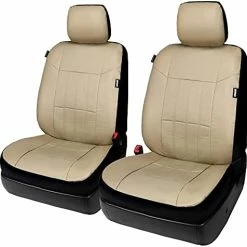 Coupon ???? Uto 2 Leather Car Seat Covers Black Universal Fit Cars SUV Trucks Front Seats With Airbag Platinum Set Black ???? -Car Seat Covers shop 41jl7FtKnGL. AC
