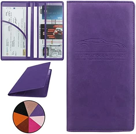 Outlet ???? Car Registration And Insurance Holder, Premium Pu Leather Vehicle Glove Box Organizer, Prefect Car Essentials Wallet For Driver License, Cards & Essential Documents (Orange) ???? 13 Outlet ???? Car Registration And Insurance Holder, Premium Pu Leather Vehicle Glove Box Organizer, Prefect Car Essentials Wallet For Driver License, Cards & Essential Documents (Orange) ???? - Image 11