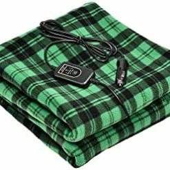 Flash Sale ???? For Less Amazingforless Plaid 12V Heated Fleece Car Blanket With Controller For Timer & Heat Levels Plaid Electric Car Blanket (Black & White Plaid) ???? -Car Seat Covers shop 41kcWcPKrL. AC