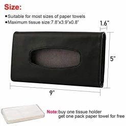 Best deal ???? Car Visor Tissue Holder, Mask Holder For Car, Sun Visor Napkin Holder, Mask Dispenser For Car, Premium Car Tissue Box For Car, Vehicle (Black) ✨ -Car Seat Covers shop 41kxpnnRxbL
