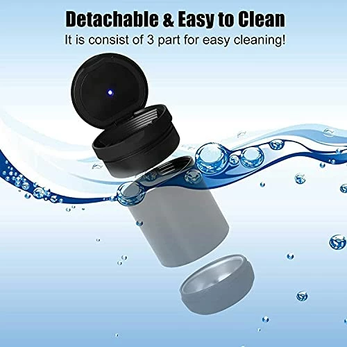 Best deal ???? Car Ashtray, Smokeless Vehicle Ashtray Ash Stainless Auto Car Ashtray With Lid & Blue LED Light Indicator For Car Cup Holder, Home, Offic ???? 7 Best deal ???? Car Ashtray, Smokeless Vehicle Ashtray Ash Stainless Auto Car Ashtray With Lid & Blue LED Light Indicator For Car Cup Holder, Home, Offic ???? - Image 5