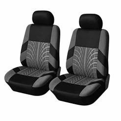 Outlet ✔️ 2PCS Car Seat Covers For Front Seats, Breathable Waterproof Polyester Split Automotive Cushion Cover, Vehicle Seat Protectors Driver Interior Accessories Universal For Most Cars, Trucks, SUV (Gray) ????