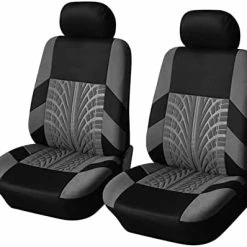 Outlet ✔️ 2PCS Car Seat Covers For Front Seats, Breathable Waterproof Polyester Split Automotive Cushion Cover, Vehicle Seat Protectors Driver Interior Accessories Universal For Most Cars, Trucks, SUV (Gray) ???? 22 Outlet ✔️ 2PCS Car Seat Covers For Front Seats, Breathable Waterproof Polyester Split Automotive Cushion Cover, Vehicle Seat Protectors Driver Interior Accessories Universal For Most Cars, Trucks, SUV (Gray) ???? -Car Seat Covers shop 41lwijk0X5L. AC