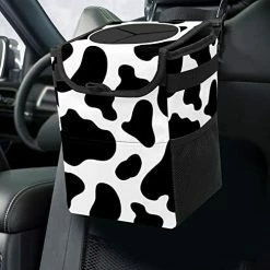 Flash Sale ???? Black And White Cow Print Car Trash Can With Lid Collapsible Reusable Waterproof Car Garage Bag,Automotive Garbage Can,Car Accessories Interior Car Organizer ???? 25 Flash Sale ???? Black And White Cow Print Car Trash Can With Lid Collapsible Reusable Waterproof Car Garage Bag,Automotive Garbage Can,Car Accessories Interior Car Organizer ???? -Car Seat Covers shop 41m1BbhlL