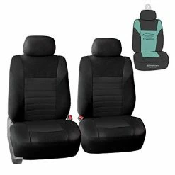 Cheapest ✨ Car Seat Covers Premium 3D Air Mesh Front Set With Gift - Universal Fit For Cars, Trucks & SUVs (Black) FB068102 ⌛