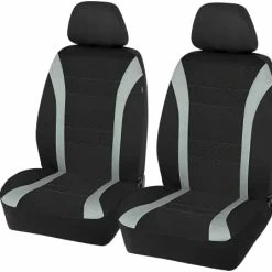 Budget ✔️ High Back Front Car Seat Covers - Sports Carbon Fiber Mesh Design, Universal Fit, Airbag Compatible (Black) High Back Red ❤️ -Car Seat Covers shop 41m8S1YScgL. AC