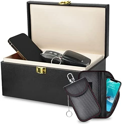 Deals ???? Faraday Box With Faraday Pouch 2 Pack, Keyless Entry Car Key Safe Protector RFID Anti-Theft Signal Blocking Cages ???? 8 Deals ???? Faraday Box With Faraday Pouch 2 Pack, Keyless Entry Car Key Safe Protector RFID Anti-Theft Signal Blocking Cages ???? - Image 6