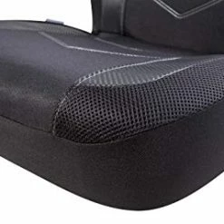 Budget ✔️ High Back Front Car Seat Covers - Sports Carbon Fiber Mesh Design, Universal Fit, Airbag Compatible (Black) High Back Red ❤️ -Car Seat Covers shop 41mopcBtjGL