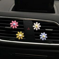 Cheapest ✔️ 4Pcs Cute Daisies Car Clip, Flowers Car Air Fresheners Vent Clips Charm Air Vent Accessories Cute Car Decor Automotive Interior Trim Car Decorations For ???? Girls & ???? Women ???? 7 Cheapest ✔️ 4Pcs Cute Daisies Car Clip, Flowers Car Air Fresheners Vent Clips Charm Air Vent Accessories Cute Car Decor Automotive Interior Trim Car Decorations For ???? Girls & ???? Women ???? -Car Seat Covers shop 41mu1XyR6TL