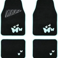 Cheapest ⭐ Universal Fit Butterfly Carpet Car Floor Mats With Heel Pad Fit For Sedan, SUVs, Truck, Vans Set Of 4 (Black And Pink) Black & Min ???? 8 Cheapest ⭐ Universal Fit Butterfly Carpet Car Floor Mats With Heel Pad Fit For Sedan, SUVs, Truck, Vans Set Of 4 (Black And Pink) Black & Min ???? -Car Seat Covers shop 41mx1FkLRDL. AC