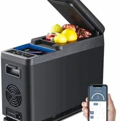 Flash Sale ???? 12 Volt Car Refrigerator, 9 Quart (8L) Small Car Fridge, Portable Refrigerator (5℉-68℉), 12/24V DC For Outdoor, Travel, Camping, Vehicles ✔️ -Car Seat Covers shop 41nRnPT9pAL. AC