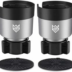 New ⌛ 2 Pack Car Cup Holder Expander Organizer Adjustable Base, Compatible With Yeti 20/26/30 Oz, Compatible With Hydro Flasks 32/40oz, Other Bottles In 3.4"-3.8" (Black) ???? -Car Seat Covers shop 41o0O84ACDL. AC