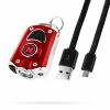 New ⭐ NEBO Mycro Rechargeable LED Keychain Light | Key Ring Flashlight Features 6 Light Modes, Red ???? -Car Seat Covers shop 41oDEO9nnML