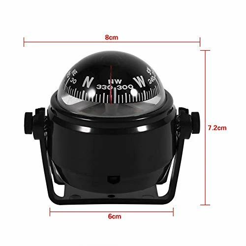 Hot Sale ???? Digital Voyager Compass, Multi-Purpose Sea Marine Bracket Mount Compass Voyager Outside Fits Boat Caravan Truck (Black) ⌛ 7 Hot Sale ???? Digital Voyager Compass, Multi-Purpose Sea Marine Bracket Mount Compass Voyager Outside Fits Boat Caravan Truck (Black) ⌛ - Image 5