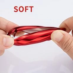 Top 10 ???? Compatible With Nissan Key Fob Cover With Leather Keychain Soft TPU 360 Degree Protection Key Case For Altima Maxima Rogue Armada Pathfinder Smart Key 3 4 5-Button,Red ⭐ -Car Seat Covers shop 41pgWZKMY1S