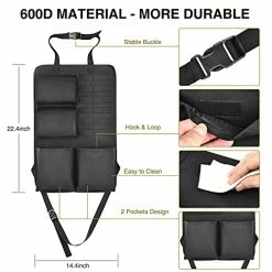 Outlet ???? EZshoot 2PCS Car Seat Back Gun Rack Organizer, Automotive Gun Rack Holder For Rifle/Shotgun, Tactical Hunting Backseat Sling Rack, Molle Car Backseat Gun Storage For Vehicle/Truck/SUV, Black ????