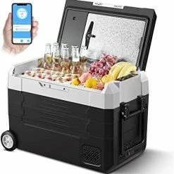 New ⌛ 12 Volt Car Refrigerator - 48 Quart (45L) WIFI Portable Refrigerator Freezer With Single Zone Control（-4℉-68℉ - Electric Cooler With DC 12/24V And AC 100-240V - Compressor Cooler ✔️ -Car Seat Covers shop 41pui0gehJL. AC
