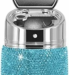 Wholesale ???? Portable Auto Car Cigarette Ashtray Ash Bling Crystal Smokeless Stand Cylinder Cup Holders,Silver ✨ 19 Wholesale ???? Portable Auto Car Cigarette Ashtray Ash Bling Crystal Smokeless Stand Cylinder Cup Holders,Silver ✨ -Car Seat Covers shop 41q95 OqefL. AC