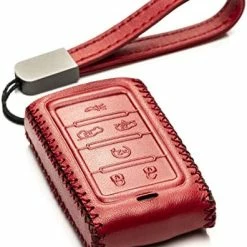 Coupon ???? Vitodeco Genuine Leather Smart Key Fob Case Compatible With Jeep Wagoneer, Jeep Grand Wagoneer, Jeep Grand Cherokee 2022 (5-Button, Black) ???? -Car Seat Covers shop 41qNKZhQ5GL. AC