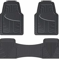 New ???? 3-Piece All-Weather Protection Heavy Duty Rubber Floor Mats For Cars, SUVs, And Trucks,Black, Trim To Fit ✨ 22 New ???? 3-Piece All-Weather Protection Heavy Duty Rubber Floor Mats For Cars, SUVs, And Trucks,Black, Trim To Fit ✨ -Car Seat Covers shop 41qNfF9FpmL. AC