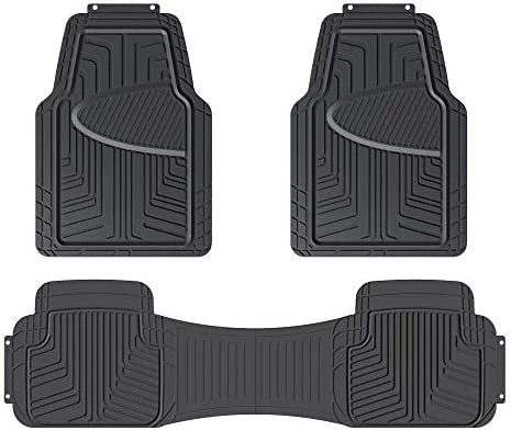New ???? 3-Piece All-Weather Protection Heavy Duty Rubber Floor Mats For Cars, SUVs, And Trucks,Black, Trim To Fit ✨ 12 New ???? 3-Piece All-Weather Protection Heavy Duty Rubber Floor Mats For Cars, SUVs, And Trucks,Black, Trim To Fit ✨ - Image 10