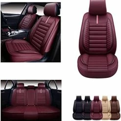 Cheapest ???? Car Seat Covers Accessories Full Set Premium Nappa Leather Cushion Protector Universal Fit For Most Cars SUV Pick-up Truck, Automotive Vehicle Auto Interior Décor (OS-001 Black) ???? -Car Seat Covers shop 41qppB8n1wL. AC