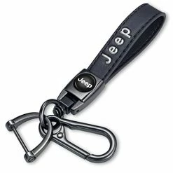 Cheapest ???? Bikte Genuine Leather Key Chain Suit For Jeep Car Key Fob Key Chain Keychain Wrangler Compass Cherokee Renegade Patriot Grand Commander ????