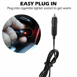 Cheap ???? Electric Car Blanket 12V Fleece Heated Car Blanket With Easy Controller Car Electric Blanket For Car Truck RV Ideal Electric Blanket For Cold Weather (58" X 42",Black) ???? -Car Seat Covers shop 41rZDJUftkL