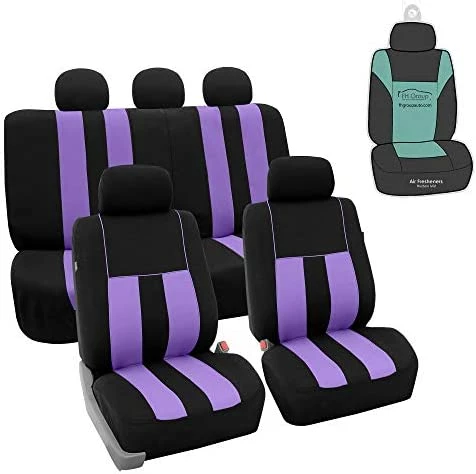 Cheap ???? Car Seat Cover Full Set Striking Striped Black Car Seat Covers With Front Seat Covers And Rear Split Bench Car Seat Cover Universal Fit Interior Accessories For Cars Trucks And SUVs ⭐ 14 Cheap ???? Car Seat Cover Full Set Striking Striped Black Car Seat Covers With Front Seat Covers And Rear Split Bench Car Seat Cover Universal Fit Interior Accessories For Cars Trucks And SUVs ⭐ - Image 12