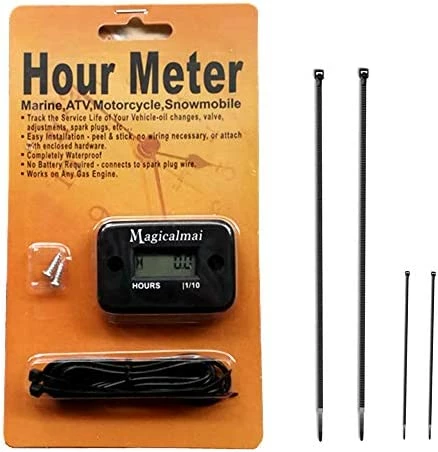 Top 10 ???? Inductive Hour Meter For Gas Engine Generator Lawn Mower Pressure Washer Marine ATV Boat Outboard Motor Dirt Bike Motorcycle Waterproof Hr Meters - Black ???? 9 Top 10 ???? Inductive Hour Meter For Gas Engine Generator Lawn Mower Pressure Washer Marine ATV Boat Outboard Motor Dirt Bike Motorcycle Waterproof Hr Meters - Black ???? - Image 7