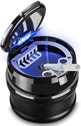 Budget ???? Car Ashtray With Lid Easy Clean Up Detachable Auto Ashtray LED For Most Car/ Air Vent Cup Holder Home Office ???? 9 Budget ???? Car Ashtray With Lid Easy Clean Up Detachable Auto Ashtray LED For Most Car/ Air Vent Cup Holder Home Office ???? - Image 7