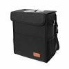 Wholesale ???? Car Trash Can Leak Proof Car Trash Bag Waterproof Car Garbage Can With Lid For SUV Front Seat Multipurpose Car Hanging For Headrest Collapsible And Portable With Storage Mesh Pocket, Black ???? -Car Seat Covers shop 41si73KS83L