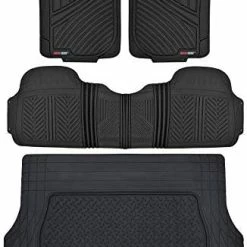 New ???? FlexTough Performance All Weather Rubber Car Floor Mats With Cargo Liner - Full Set Front & Rear Floor Mats For Cars Truck SUV, Automotive Floor Mats (Black) ???? 16 New ???? FlexTough Performance All Weather Rubber Car Floor Mats With Cargo Liner - Full Set Front & Rear Floor Mats For Cars Truck SUV, Automotive Floor Mats (Black) ???? -Car Seat Covers shop 41t8mdzoIhL. AC