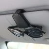 New ???? KIWEN ???? Sunglasses Holders For Car Sun Visor, Magnetic Leather Glasses Eyeglass Hanger Clip For Car, Ticket Card Clip Eyeglasses Mount, Car Visor Accessories(Black) ⭐ -Car Seat Covers shop 41tAmZuVVbL