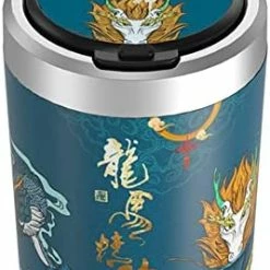 Outlet ???? Creative Printing Car Ashtray With Lid And LED Indicator Detachable Portable Ashtray Multifunctional Smokeless Ashtray For Vehicles Cup Holder Car Accessories Or Home Office Bedroom Use Blue ???? -Car Seat Covers shop 41ta6B6iAgL. AC