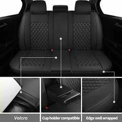 Cheap ???? Car Seat Covers Full Set,Universal Fit For Most Cars,SUV,Sedans And Pick-up Trucks,Automotive Vehicle Faux Leather Cushion Covers For 5 Passenger Cars(Full Set,Black) ???? -Car Seat Covers shop 41u13VLeWkL