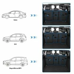 Best Sale ???? Fireproof Car Trunk Organizer For Car,Tamfile Car Hanging Organizer Backseat Storage And Waterproof ,Collapsible Car Trunk Tidy Storage Bag With Lids, SUV, Sedan, Van Organizers Back Seat Mesh Pockets ???? -Car Seat Covers shop 41uFOrJpmQL