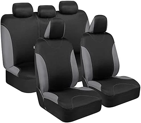 Deals ✨ UltraSleek Gray Seat Covers For Cars Full Set, Two-Tone Front Seat Covers With Matching Back Seat Cover, Stylish Car Seat Protectors With Split Bench Design, Automotive Interior Covers ✔️ 10 Deals ✨ UltraSleek Gray Seat Covers For Cars Full Set, Two-Tone Front Seat Covers With Matching Back Seat Cover, Stylish Car Seat Protectors With Split Bench Design, Automotive Interior Covers ✔️ - Image 8