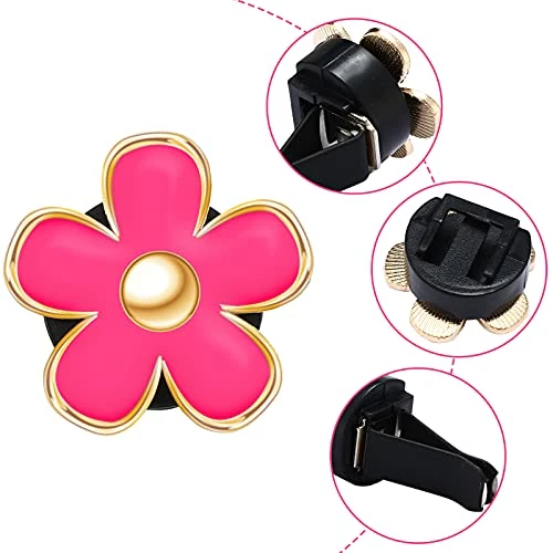 Deals ???? 6 Pcs Daisy Flower Air Vent Clip Air Conditioning Outlet Clip Car Air Freshener Clip Charm Car Inter Decor Accessories (Red, Pink, White,3 Cm, 3.3 Cm) ⭐ 5 Deals ???? 6 Pcs Daisy Flower Air Vent Clip Air Conditioning Outlet Clip Car Air Freshener Clip Charm Car Inter Decor Accessories (Red, Pink, White,3 Cm, 3.3 Cm) ⭐ - Image 3