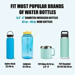 Cheapest ???? Upgraded Car Cup Holder Expander Adapter With Offset Adjustable Base, Compatible With Yeti 14/24/36/46oz Ramblers, Hydro Flasks 32/40oz, Other Large Bottles Mugs In 3.4"-4.0" ???? -Car Seat Covers shop 41uREIU8TLL